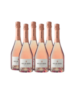 6 bottles of Wild Idol alcohol free sparkling rosé