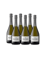 Six bottles of Wild Idol Alcohol Free Sparkling White Wine