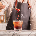 Wild Botivo Ruby cocktail, made with Wild Idol alcohol free sparkling White wine